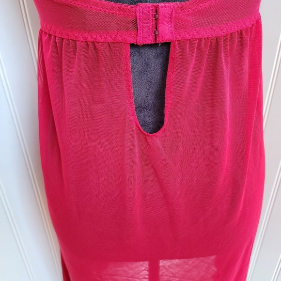 NWOT Marilyn Monroe Intimates Red Sheer Nightie Babydoll Lingerie Bra Slip XL - Picture 8 of 12